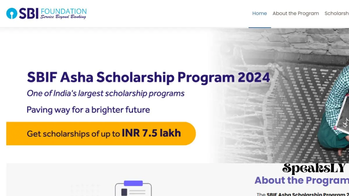 SBI Asha Scholarship 2024: Apply Online Now for Up to ₹7,50,000