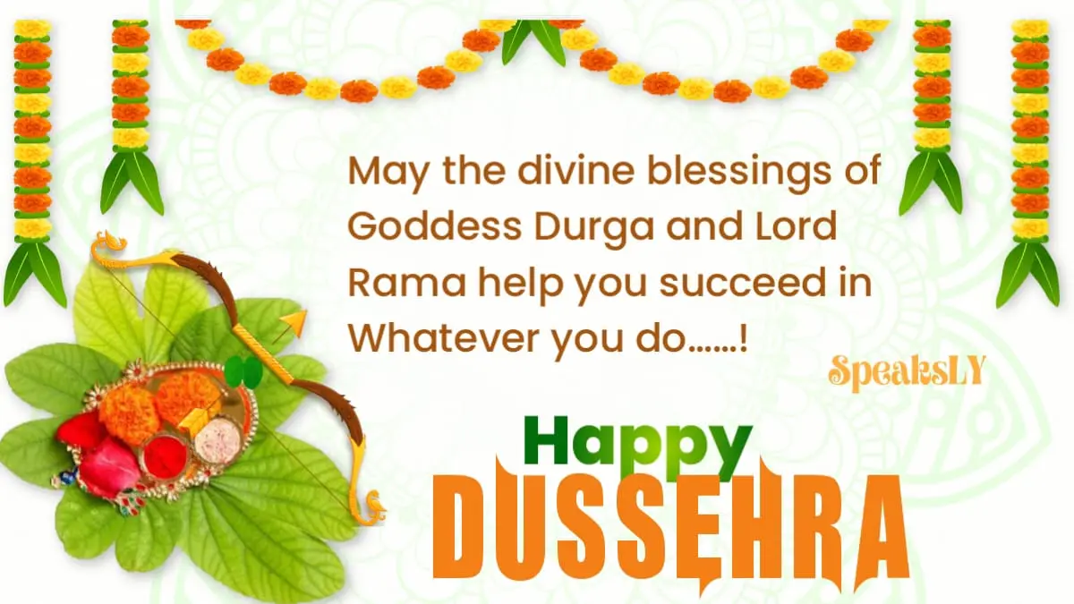 dasara status in english 
